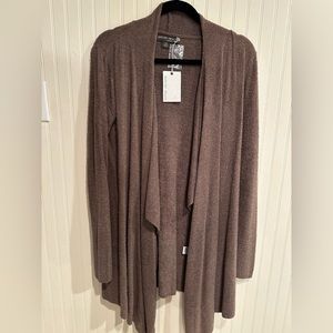Barefoot dreams fuzzy cardigan NWT